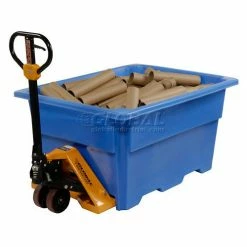 Dandux Pallet Container 51-2030U - 52"L x 42"W x 30"H Single Wall, Blue -Containers & Organizers Sales Store 809205BL 10