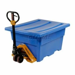 Dandux Pallet Container 51-2030U - 52"L x 42"W x 30"H Single Wall, Blue -Containers & Organizers Sales Store 809205BL 11