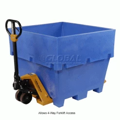 Dandux Pallet Container 51-2037U - 45"L x 45"W x 39"H Single Wall, Blue -Containers & Organizers Sales Store 809209BL 3wco