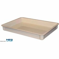 MFG Tray Molded Fiberglass Stacking Cannabis Container 25 3/4" x 17 3/4" x 3" White