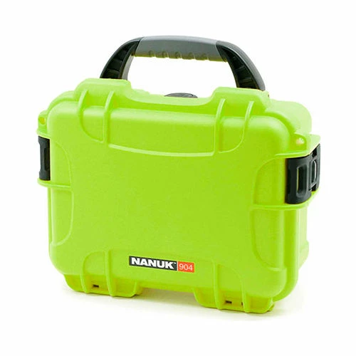 Nanuk 904-1002 904 Case w/Foam, 10.2"L x 7.9"W x 4.5"H, Lime 2 Nanuk 904-1002 904 Case w/Foam, 10.2"L x 7.9"W x 4.5"H, Lime - Image 2