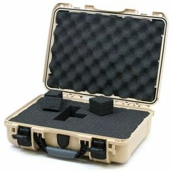 Nanuk 910-1000 910 Case w/Foam, 14.3"L x 11.11"W x 4.7"H, Tan