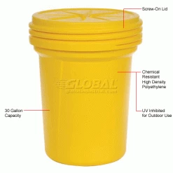 Eagle Mfg Eagle 1600SL 30 Gallon Lab Pack with Screw Top Lid -Containers & Organizers Sales Store 921242 1wco