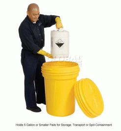 Eagle Mfg Eagle 1600SL 30 Gallon Lab Pack with Screw Top Lid -Containers & Organizers Sales Store 921242 4wco