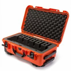 Nanuk 935 Series Pistol Case with Foam Insert 935-6UP3 - 6 Pistol Cap. - 22"L x 14"W x 9"H - Orange