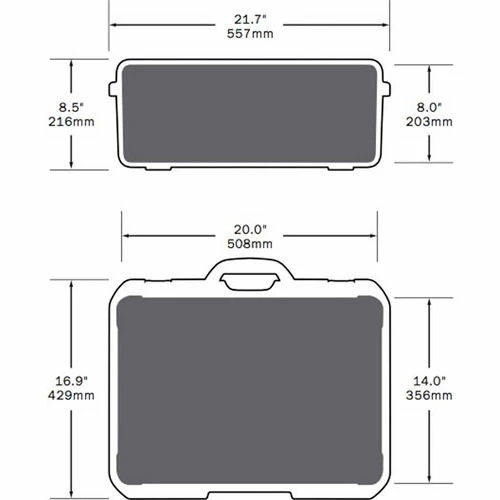 Nanuk 940 Series DJI Ronin M Case 940-RON7 w/ Foam Insert 21-11/16"L x 16-7/8"W x 8-1/2"H Graphite 5 Nanuk 940 Series DJI Ronin M Case 940-RON7 w/ Foam Insert 21-11/16"L x 16-7/8"W x 8-1/2"H Graphite - Image 5