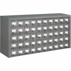 Global Industrial™ Steel Storage Drawer Cabinet - 50 Drawers 36"W x 9"D x 17-3/4"H -Containers & Organizers Sales Store 986103 04