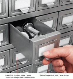 Global Industrial™ Steel Storage Drawer Cabinet - 50 Drawers 36"W x 9"D x 17-3/4"H -Containers & Organizers Sales Store 986103 2wco