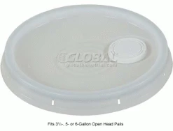 Vestil Tear-Tab Lid & Plastic Spout LID-54-PWST 3½, 5 & 6 Gal Open Head Pails -Containers & Organizers Sales Store 987422 2wco