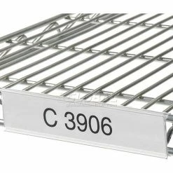 Aigner Nexel® ABM48C Clear Label Holder 48"W x 1-1/4"H -Containers & Organizers Sales Store ABM12C 03 2