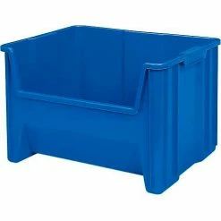 Akro-Mils® Plastic Stack-N-Store AkroBin® 19-7/8"W x 15-1/4"D x 12-7/16"H, Blue - Pkg Qty 3