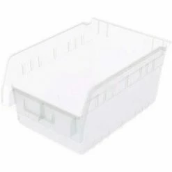 Akro-Mils ShelfMax® Plastic Nesting Storage Shelf Bin 30080 - 8-3/8"W x 11-5/8"D x 6"H Clear - Pkg Qty 8