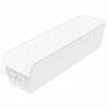 Akro-Mils ShelfMax® Plastic Nesting Storage Shelf Bin 30094 - 6-5/8"W x 23-5/8"D x 6"H Clear - Pkg Qty 10