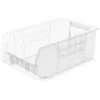 Akro-Mils® Super-Size AkroBin® Plastic Stacking Bin, 12-3/8"W x 20"D x 8"H, Clear - Pkg Qty 3