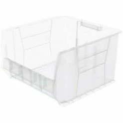 Akro-Mils® Super-Size AkroBin® Plastic Stacking Bin, 18-3/8"W x 20"D x 12"H, Clear