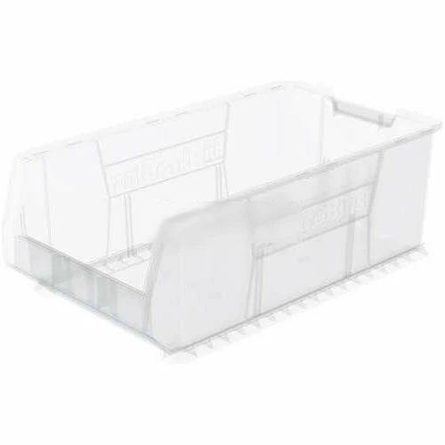 Akro-Mils® Super-Size AkroBin® Plastic Stacking Bin, 16-1/2"W x 29-7/8"D x 11"H, Clear 1 Akro-Mils® Super-Size AkroBin® Plastic Stacking Bin, 16-1/2"W x 29-7/8"D x 11"H, Clear