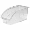 Akro-Mils Insight® Plastic Stack & Hang Bin, 5-1/2"W x 10-7/8"D x 5-1/4"H, Clear - Pkg Qty 12