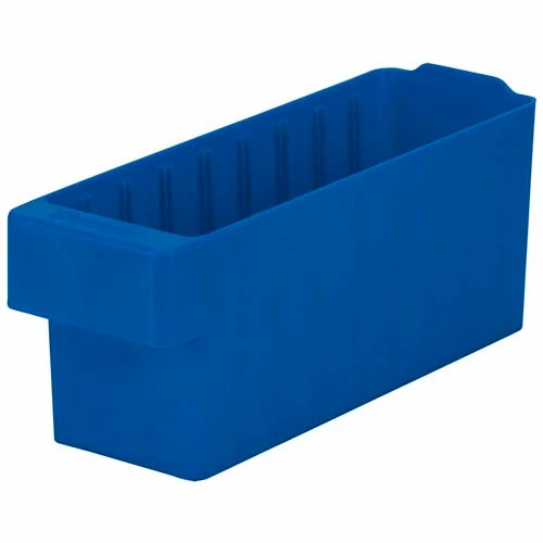 Akro-Mils Dividable Akrodrawer 31142 - 3-1/4"W x 11-5/8"D x 4-5/8"H, Blue - Pkg Qty 6 1 Akro-Mils Dividable Akrodrawer 31142 - 3-1/4"W x 11-5/8"D x 4-5/8"H, Blue - Pkg Qty 6