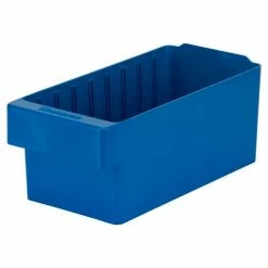 Akro-Mils Dividable Akrodrawer 31162 - 5-9/16"W x 11-5/8"D x 4-5/8"H, Blue - Pkg Qty 6