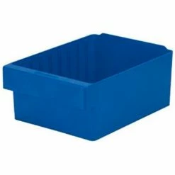 Akro-Mils Dividable Akrodrawer 31182 - 8-3/8"W x 11-5/8"D x 4-5/8"H, Blue - Pkg Qty 4