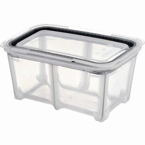 Araven 01803 - Food Storage Container W/Lid, Silicone, 5.6 Qt., 1/3 Size, Translucent - Pkg Qty 4 1 Araven 01803 - Food Storage Container W/Lid, Silicone, 5.6 Qt., 1/3 Size, Translucent - Pkg Qty 4