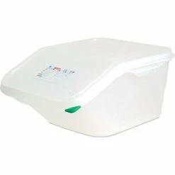 Araven 09144 - Ingredient Bin W/Lid, Polypropylene, 23.7 Qt., Translucent - Pkg Qty 6