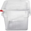 Araven 91853 - Food Storage Container W/Lid, Polycarbonate, 6.3 Qt., Colorclip®, Clear - Pkg Qty 6