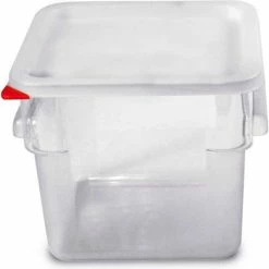 Araven 91853 - Food Storage Container W/Lid, Polycarbonate, 6.3 Qt., Colorclip®, Clear - Pkg Qty 6