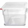 Araven 91855 - Food Storage Container W/Lid, Polycarbonate, 12.6 Qt., Colorclip®, Clear - Pkg Qty 6
