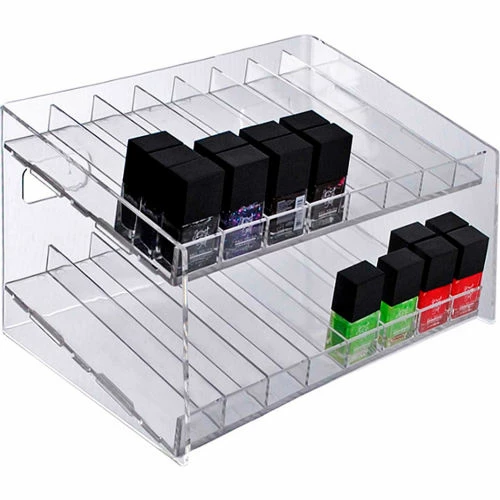 Global Approved 222682, 16 Compartment Cosmetic Display, 12"W x 7.5"H x 8"D, CLR, 1 Pc 4 Global Approved 222682, 16 Compartment Cosmetic Display, 12"W x 7.5"H x 8"D, CLR, 1 Pc - Image 4