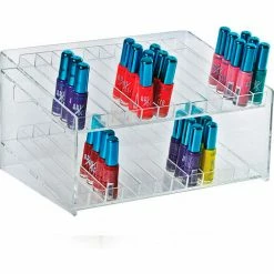 Global Approved 222882, 24 Compartment Cosmetic Display, 12"W x 6.5"H x 8.5"D, CLR, 1 Pc 7 Global Approved 222882, 24 Compartment Cosmetic Display, 12"W x 6.5"H x 8.5"D, CLR, 1 Pc -Containers & Organizers Sales Store AZA 222882