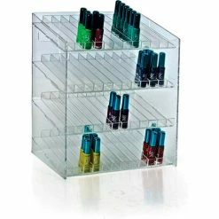 Global Approved 222884, 48 Compartment Cosmetic Display, 12"W x 14.5"H x 8.5"D, CLR, 1 Pc 7 Global Approved 222884, 48 Compartment Cosmetic Display, 12"W x 14.5"H x 8.5"D, CLR, 1 Pc -Containers & Organizers Sales Store AZA 222884