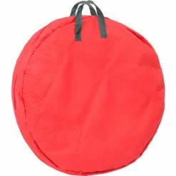 Honey-Can-Do Holiday 30" Zipper Canvas Wreath Storage, Red/Pine Green - Pkg Qty 2 -Containers & Organizers Sales Store B1020722 02