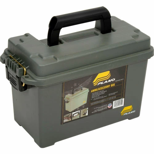 Plano Molding 1712-00 Ammo Can - 13-3/4"L x 7"W x 8-3/4"H, OD Green 1 Plano Molding 1712-00 Ammo Can - 13-3/4"L x 7"W x 8-3/4"H, OD Green