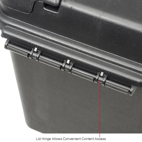 Plano Molding 1612-98 Field Box Large Without Tray/Gasket 15"L x 8"W x 10"H, Black 12 Plano Molding 1612-98 Field Box Large Without Tray/Gasket 15"L x 8"W x 10"H, Black - Image 12