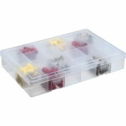 Durham Mfg. Durham Large Plastic Compartment Box LP24-CLEAR - 24 Compartments, 13-1/8x9x2-5/16 - Pkg Qty 5 -Containers & Organizers Sales Store B169943 02