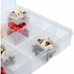 Durham Mfg. Durham Large Plastic Compartment Box LP24-CLEAR - 24 Compartments, 13-1/8x9x2-5/16 - Pkg Qty 5 -Containers & Organizers Sales Store B169943 04