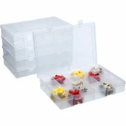 Durham Mfg. Durham Large Plastic Compartment Box LP24-CLEAR - 24 Compartments, 13-1/8x9x2-5/16 - Pkg Qty 5 -Containers & Organizers Sales Store B169943 07