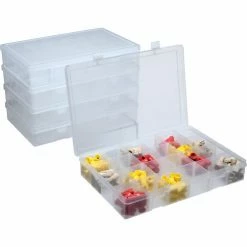 Durham Mfg. Durham Large Plastic Compartment Box LPADJ-CLEAR - Adjustable with 20 Dividers, 13-1/8x9x2-5/16 - Pkg Qty 5 17 Durham Mfg. Durham Large Plastic Compartment Box LPADJ-CLEAR - Adjustable with 20 Dividers, 13-1/8x9x2-5/16 - Pkg Qty 5 -Containers & Organizers Sales Store B169944 07