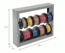 Durham Mfg. Wire Spool Rack - Double Rod -Containers & Organizers Sales Store B170008 dim