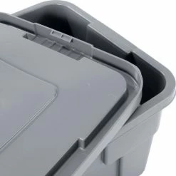 Rubbermaid 14 Gallon Brute Tote with Lid FG9S3000GRAY - 27-1/2 x 16-3/4 x 10-3/4 - Gray - Pkg Qty 6 19 Rubbermaid 14 Gallon Brute Tote with Lid FG9S3000GRAY - 27-1/2 x 16-3/4 x 10-3/4 - Gray - Pkg Qty 6 -Containers & Organizers Sales Store B2050497 06