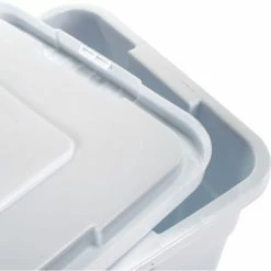 Rubbermaid 20 Gallon Brute Tote with Lid FG9S3100WHT - 27-7/8 x 17-3/8 x 15-1/8 - White - Pkg Qty 6 -Containers & Organizers Sales Store B2050544 06