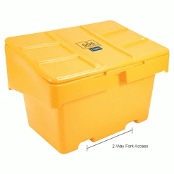Global Industrial™ Lockable Outdoor Storage Container, 48"Lx33"Wx34"H, 18.5 Cu. Ft., Yellow -Containers & Organizers Sales Store B2050616IN 3wco