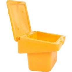 Global Industrial™ Lockable Outdoor Storage Container, 30"Lx24"Wx23"H, 5.5 Cu. Ft., Yellow -Containers & Organizers Sales Store B2050653 03