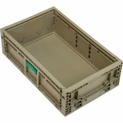 Monoflo Folding Transport Container KD2415-07 23-15/16"L x 15"W x 7-7/16"H Gray -Containers & Organizers Sales Store B2102318 05