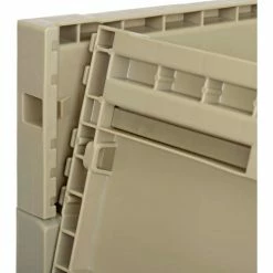 Monoflo Folding Transport Container KD2415-07 23-15/16"L x 15"W x 7-7/16"H Gray -Containers & Organizers Sales Store B2102318 09