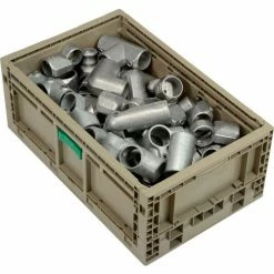 Monoflo Folding Transport Container KD2415-09 23-15/16"L x 15"W x 9-1/2"H Gray -Containers & Organizers Sales Store B2102319 04