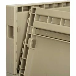 Monoflo Folding Transport Container KD2415-09 23-15/16"L x 15"W x 9-1/2"H Gray -Containers & Organizers Sales Store B2102319 09