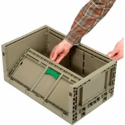Monoflo Folding Transport Container KD2415-11 23-15/16"L x 15"W x 10-15/16"H Gray 16 Monoflo Folding Transport Container KD2415-11 23-15/16"L x 15"W x 10-15/16"H Gray -Containers & Organizers Sales Store B2102320 03