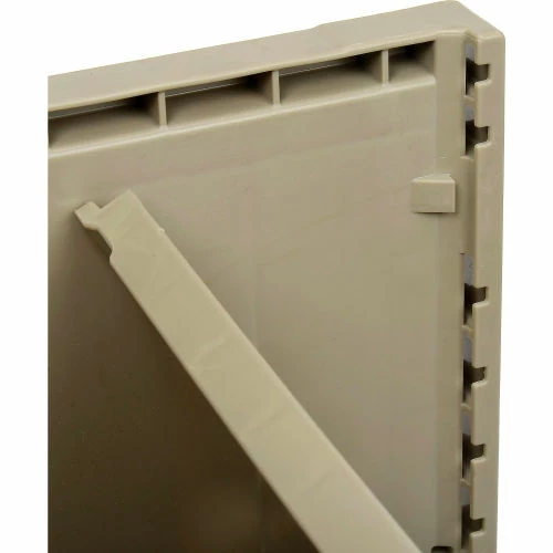 Monoflo Folding Transport Container KD2415-11 23-15/16"L x 15"W x 10-15/16"H Gray 11 Monoflo Folding Transport Container KD2415-11 23-15/16"L x 15"W x 10-15/16"H Gray - Image 11